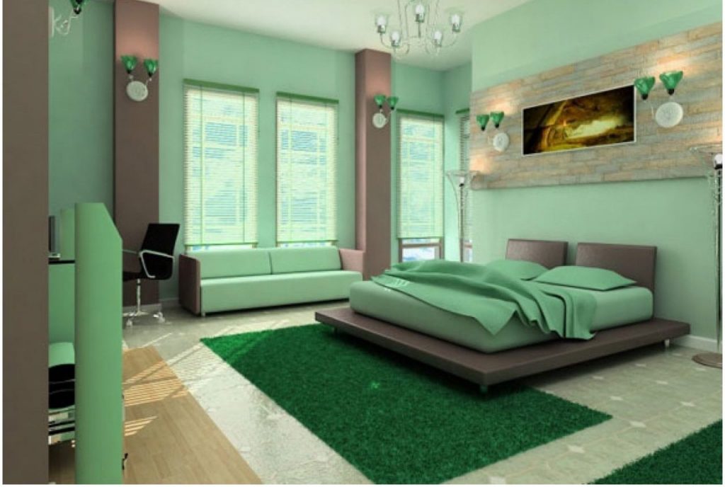 Greenkeepings bedroom-